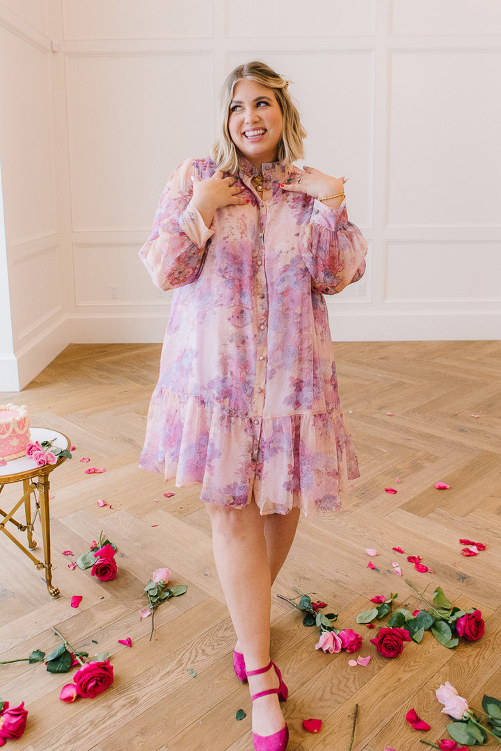 Eleanor Dress in Purple - FINAL SALE
