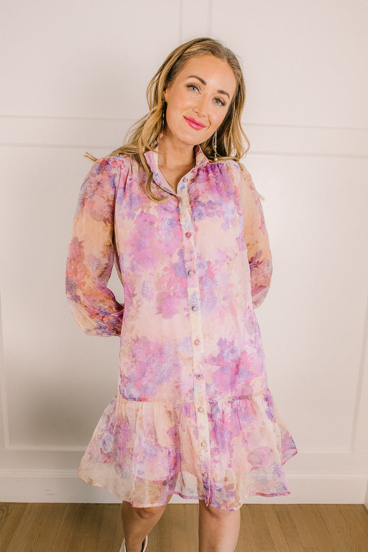 Eleanor Dress in Purple - FINAL SALE