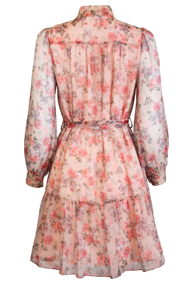 Eleanor lace floral hot sale dress in pink