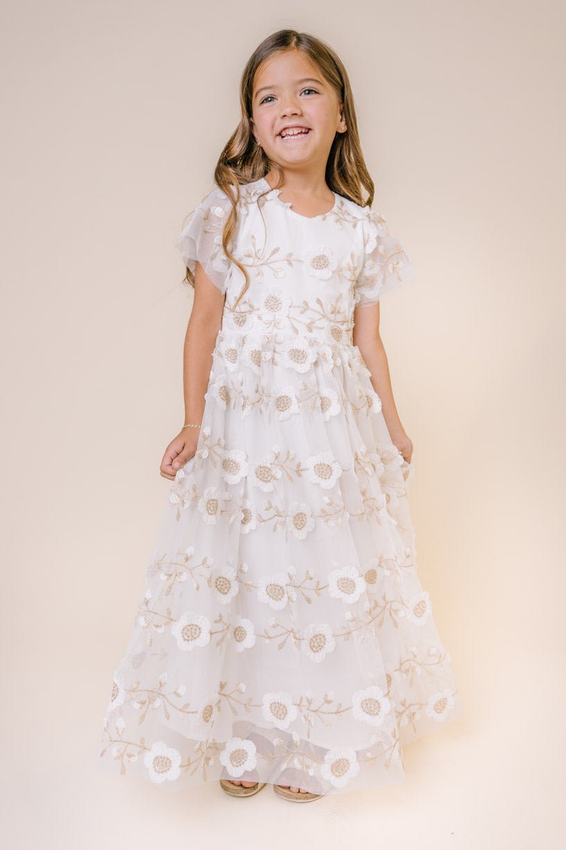 white teen dress Mini Athena Dress in White