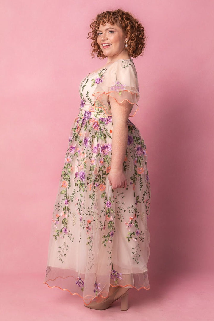 Flora Dress in Pastels-Adult