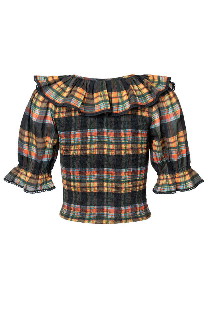 Gracie Top in Plaid - FINAL SALE-Adult