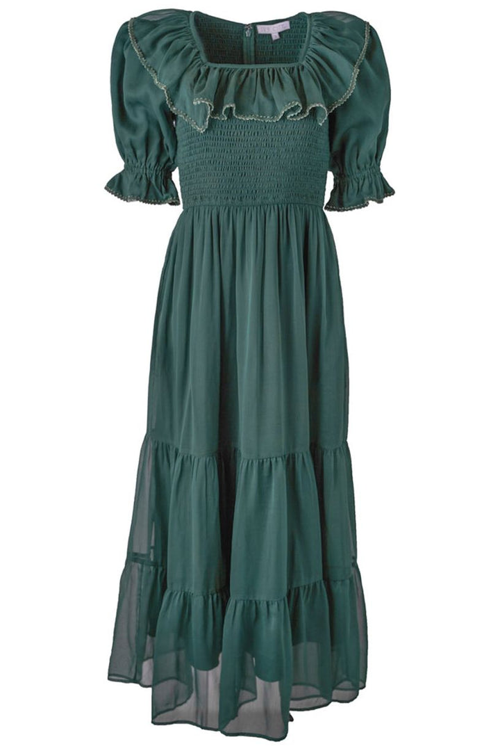 Gracie Dress in Emerald Chiffon - FINAL SALE-Adult