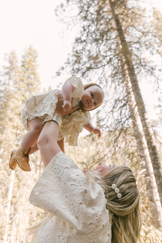 Baby Etta Embroidered Lace Dress Set