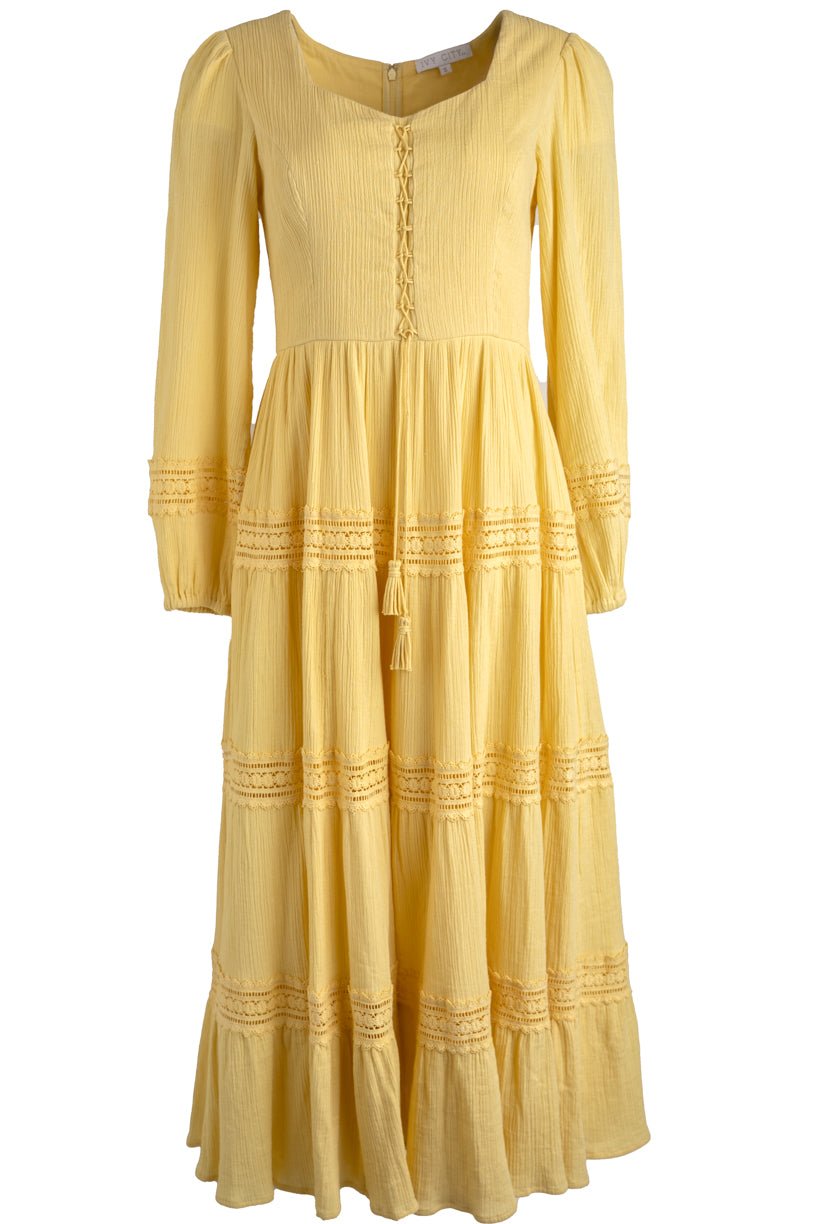 Joella Dress in Yellow – Ivy City Co