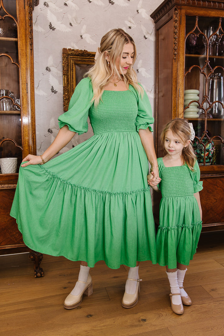 Lani Dress in Green - FINAL SALE
