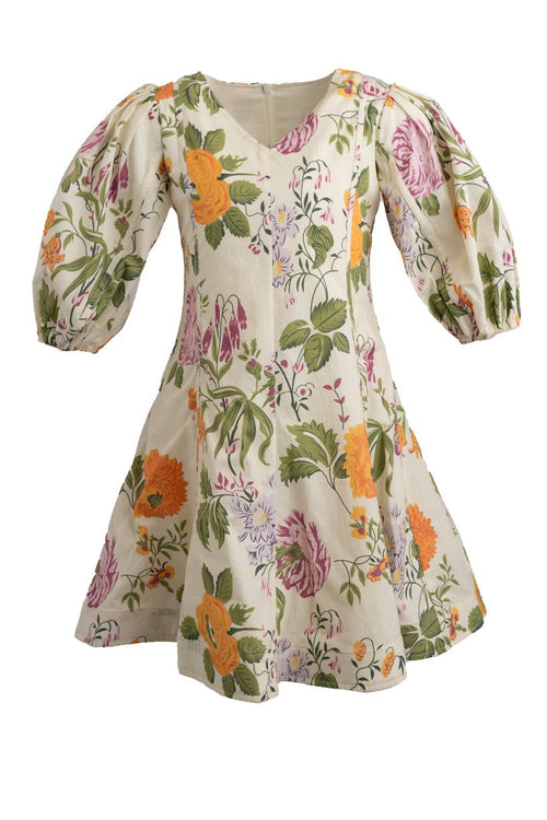 Mini Leah Dress in Multicolor Floral