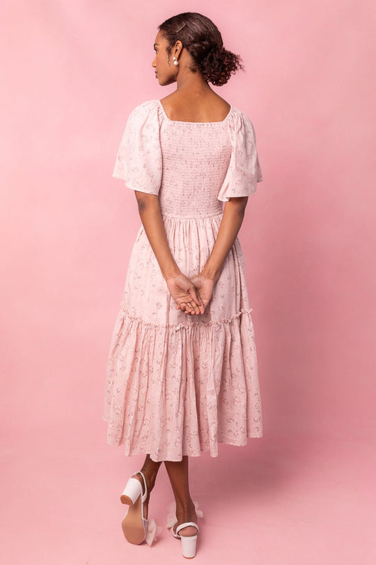 Lennon Dress in Dusty Pink-Adult