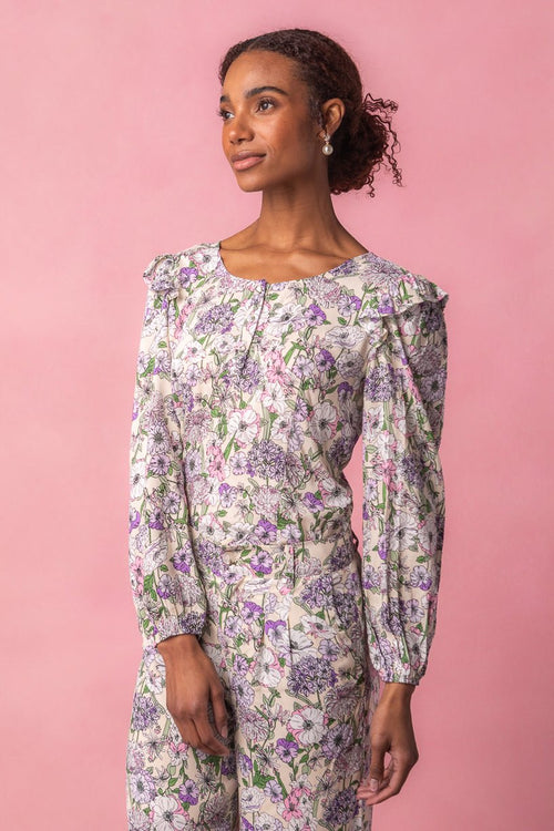 Lo Blouse in Floral Bloom - FINAL SALE
