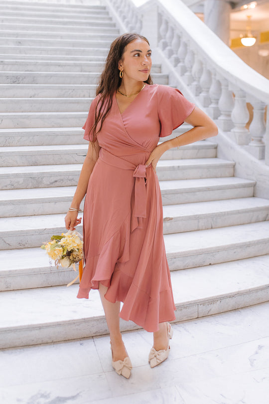 Maggie Dress in Desert Rose