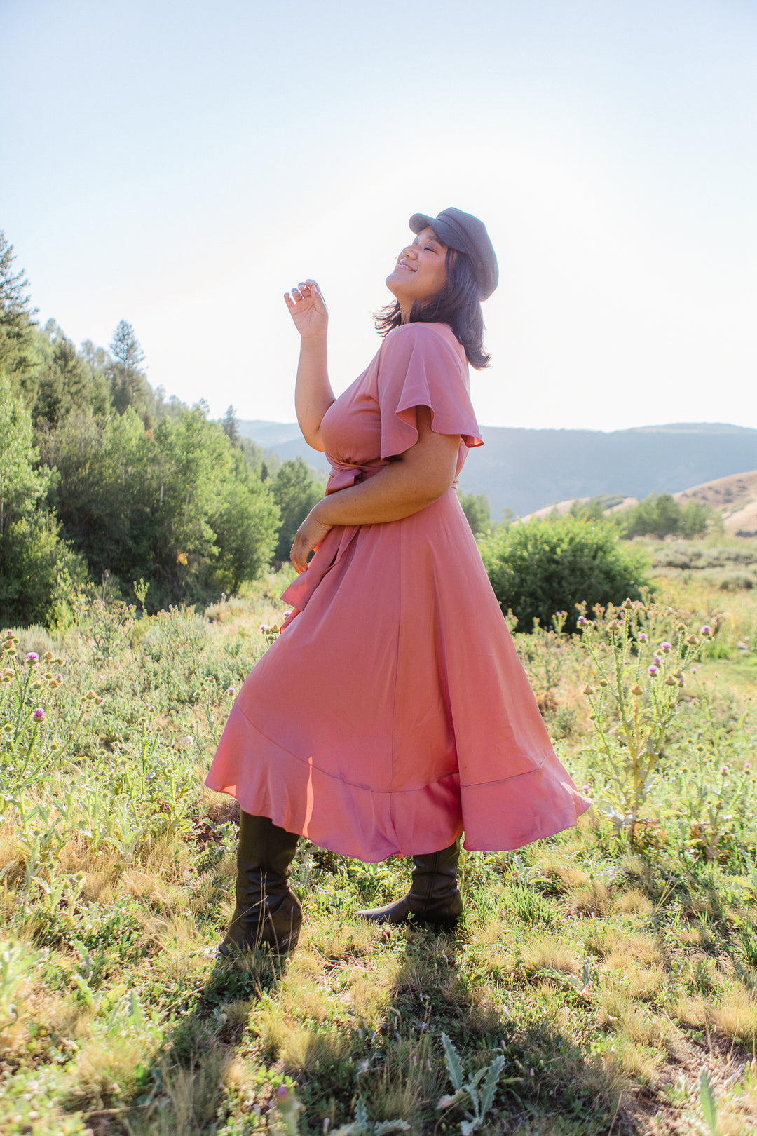 Maggie Dress in Desert Rose - FINAL SALE
