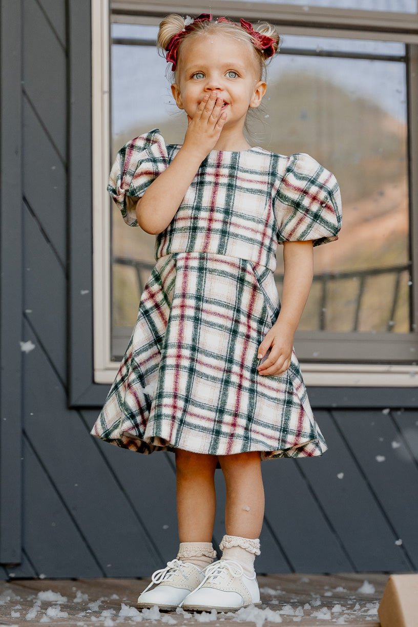 Mini Molly Plaid Flare Dress - FINAL SALE-Mini