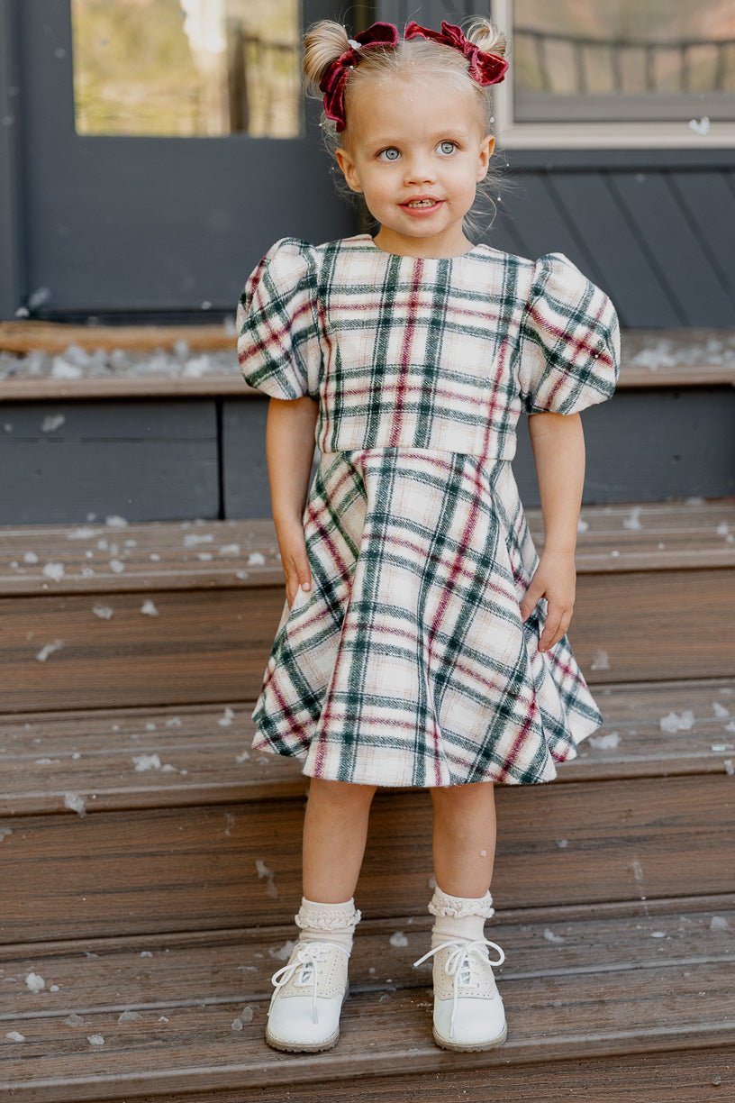 Mini Molly Plaid Flare Dress - FINAL SALE-Mini