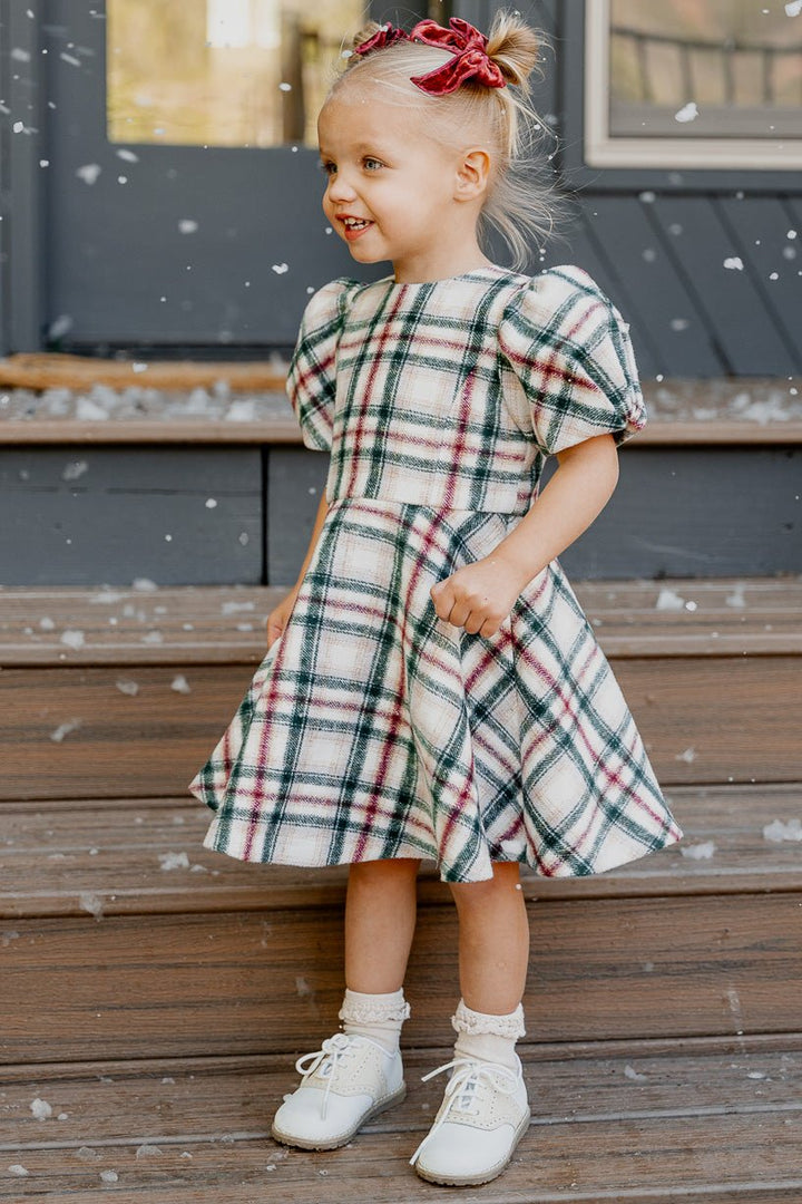 Mini Molly Plaid Flare Dress - FINAL SALE-Mini