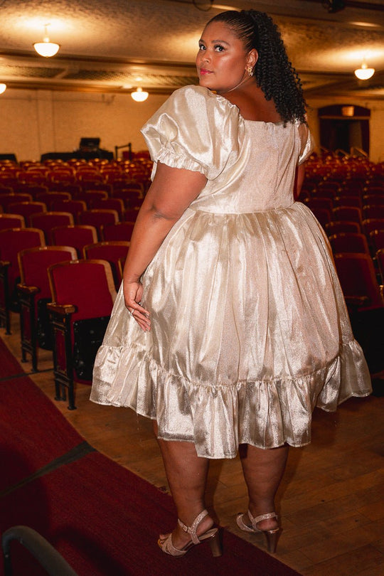 Coco Dress in Gold - FINAL SALE-Adult