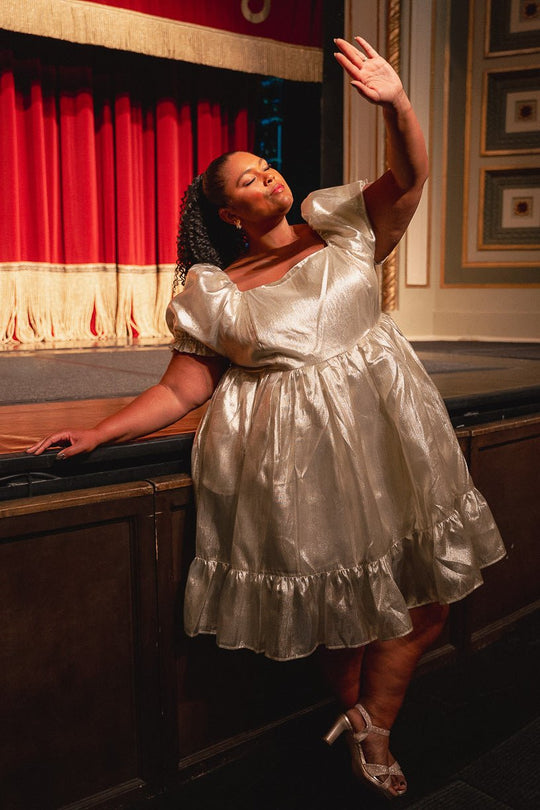 Coco Dress in Gold - FINAL SALE-Adult