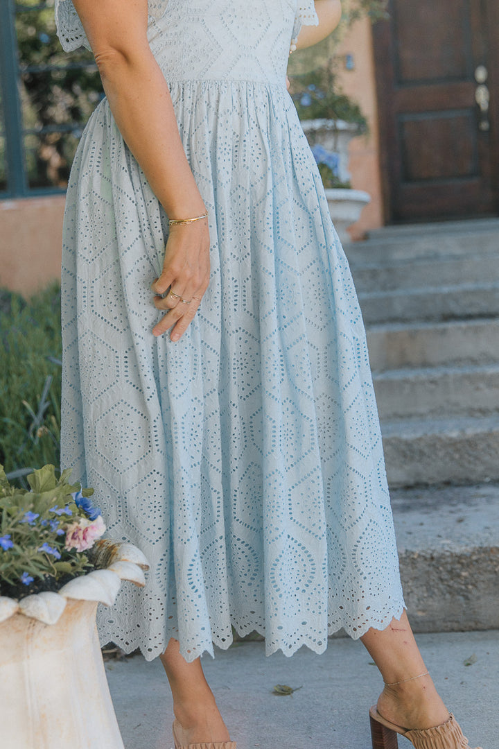 Odessa Dress in Light Blue - FINAL SALE