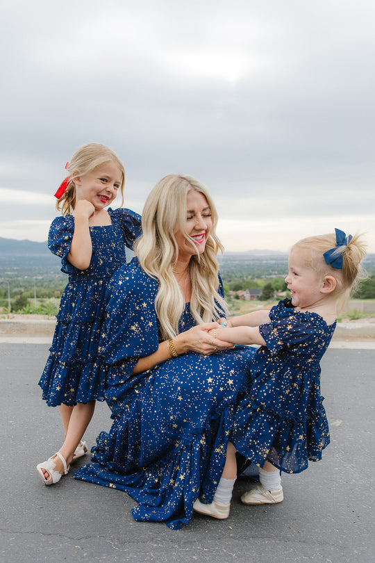 Baby Starry Nights Dress Set - FINAL SALE-Baby