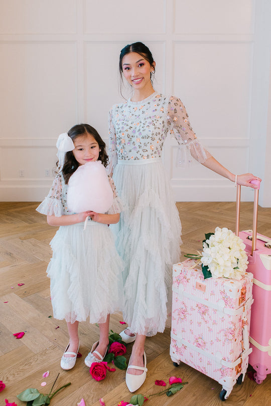 Paris Dress in Seafoam