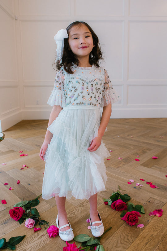 Mini Paris Dress in Seafoam