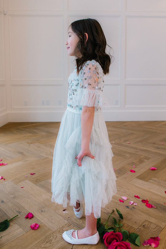 Mini Paris Dress in Seafoam