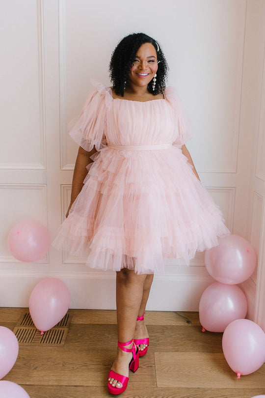 Pixie Dress in Blush-Adult