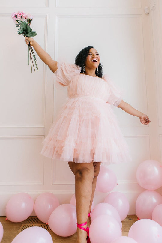 Pixie Dress in Blush-Adult