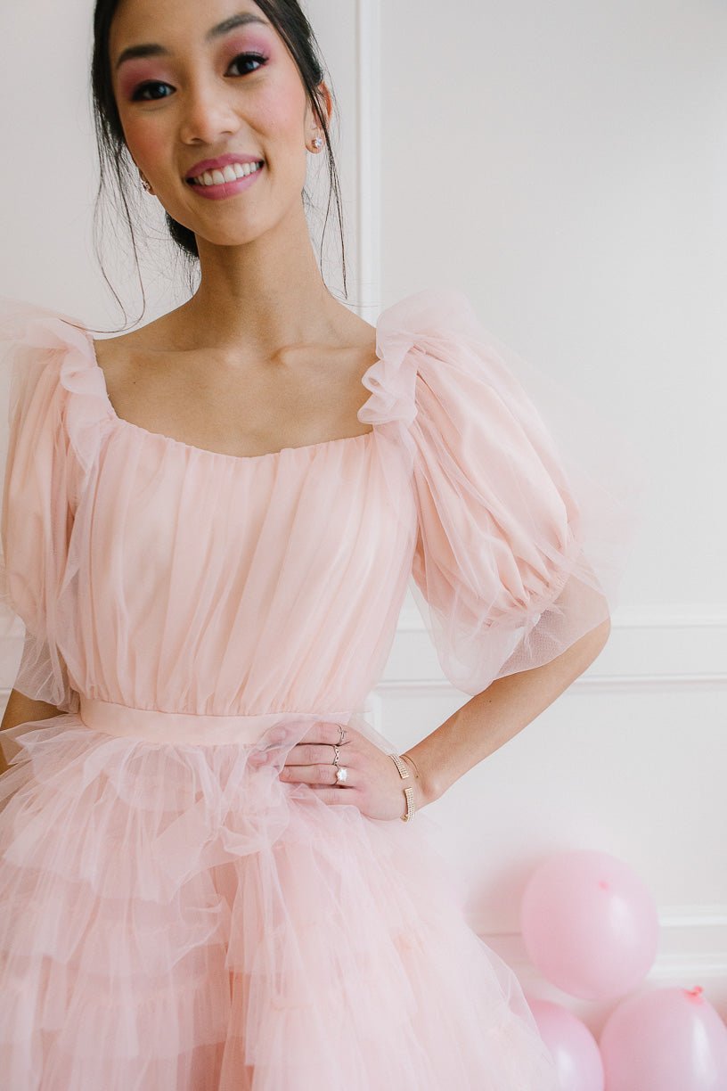 Pixie Dress in Blush-Adult