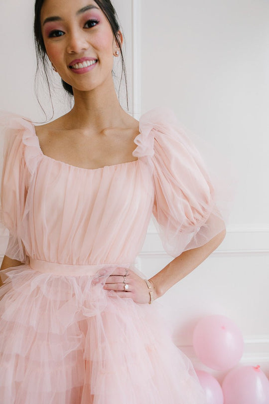 Pixie Dress in Blush-Adult