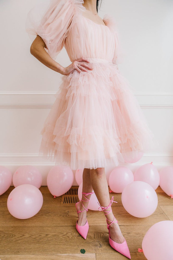 Pixie Dress in Blush-Adult