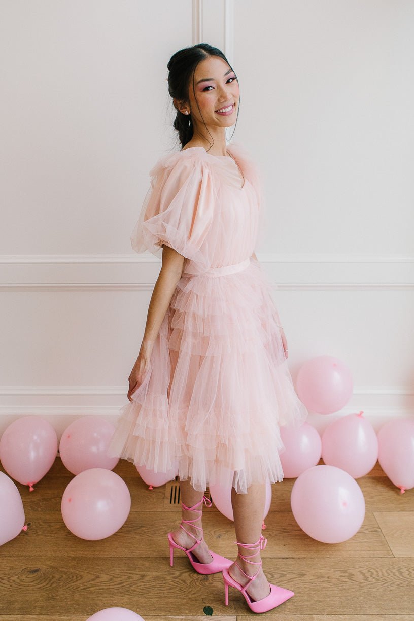 Pixie Dress in Blush-Adult