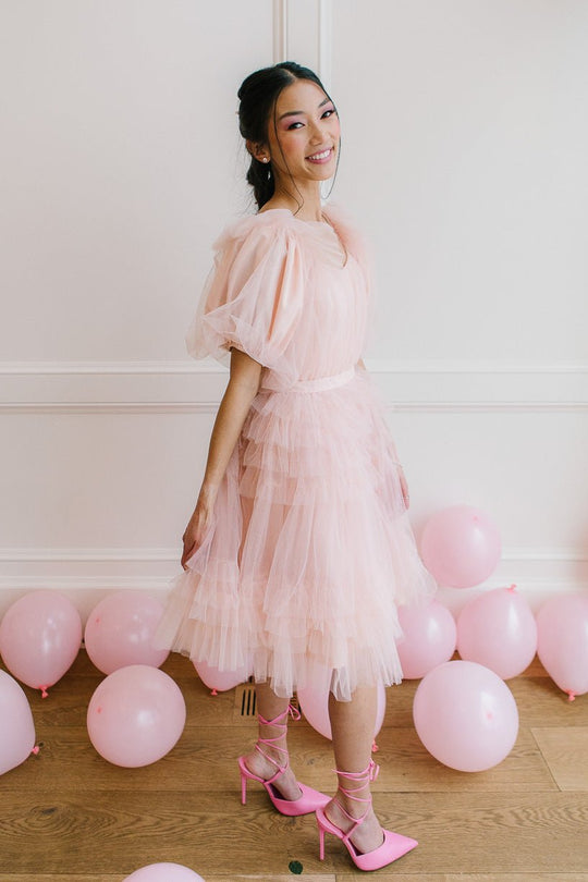Pixie Dress in Blush-Adult