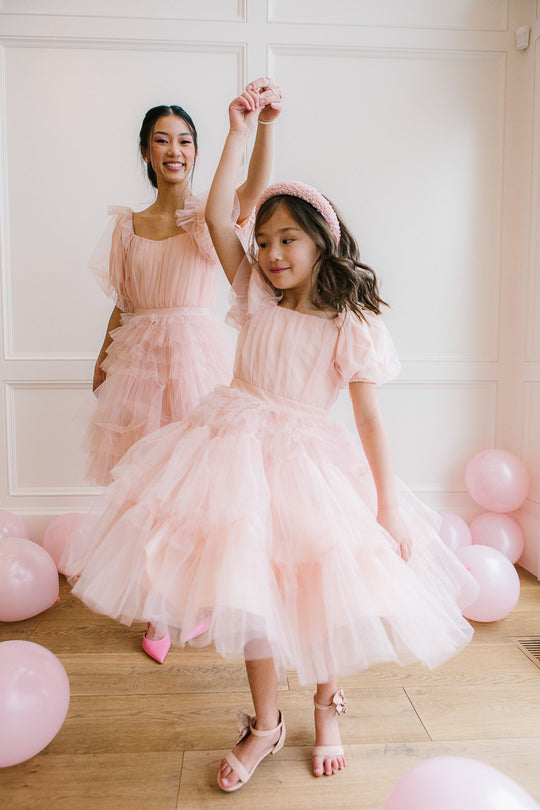 Mini Pixie Dress in Blush