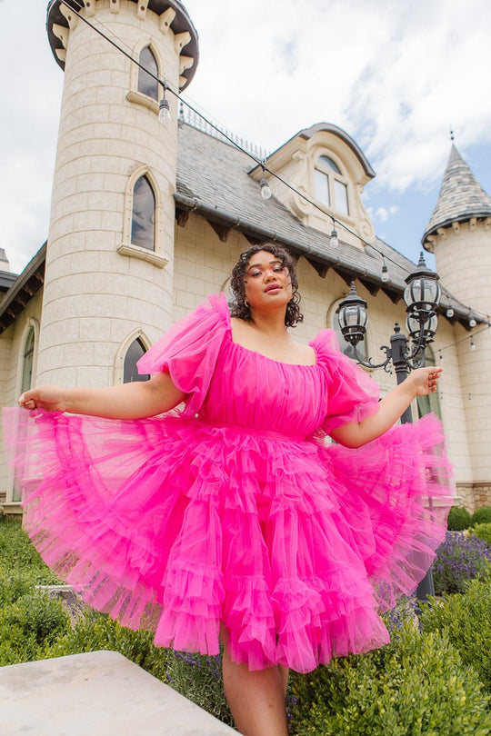 Pixie Dress in Hot Pink - FINAL SALE-Adult
