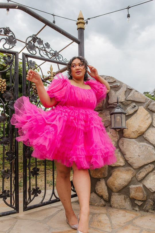 Pixie Dress in Hot Pink - FINAL SALE-Adult