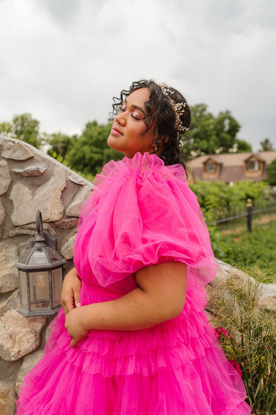 Pixie Dress in Hot Pink - FINAL SALE-Adult