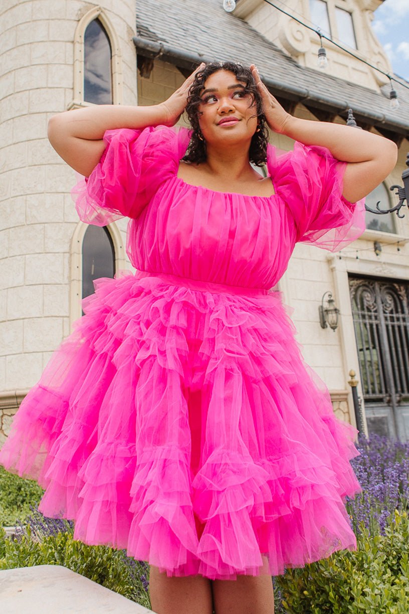 Pixie Dress in Hot Pink - FINAL SALE-Adult