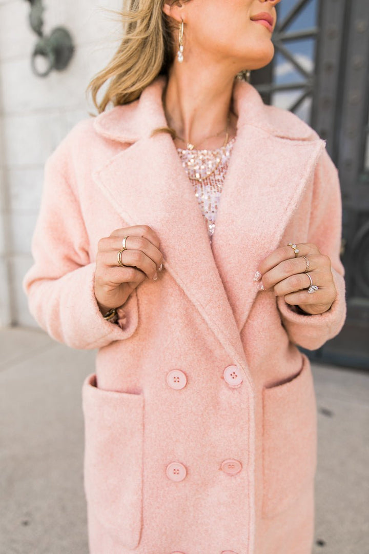 Polly Coat in Pink-Adult