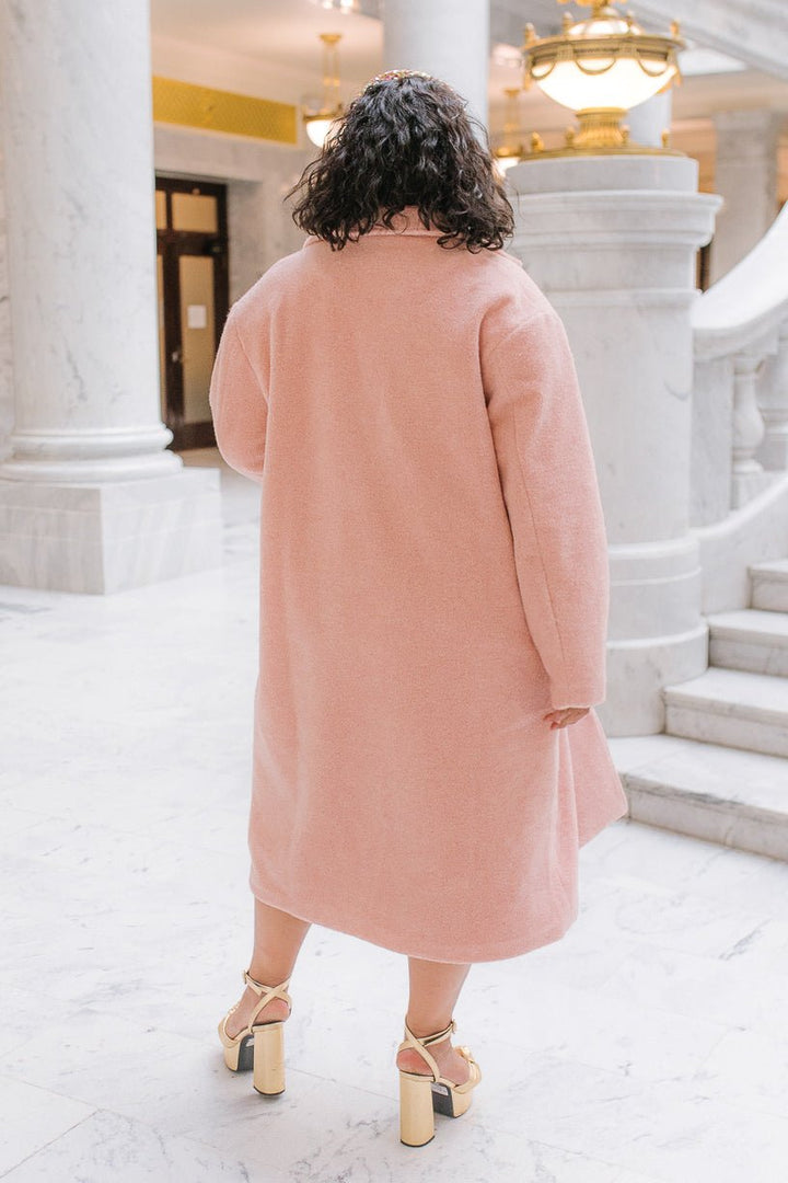 Polly Coat in Pink-Adult