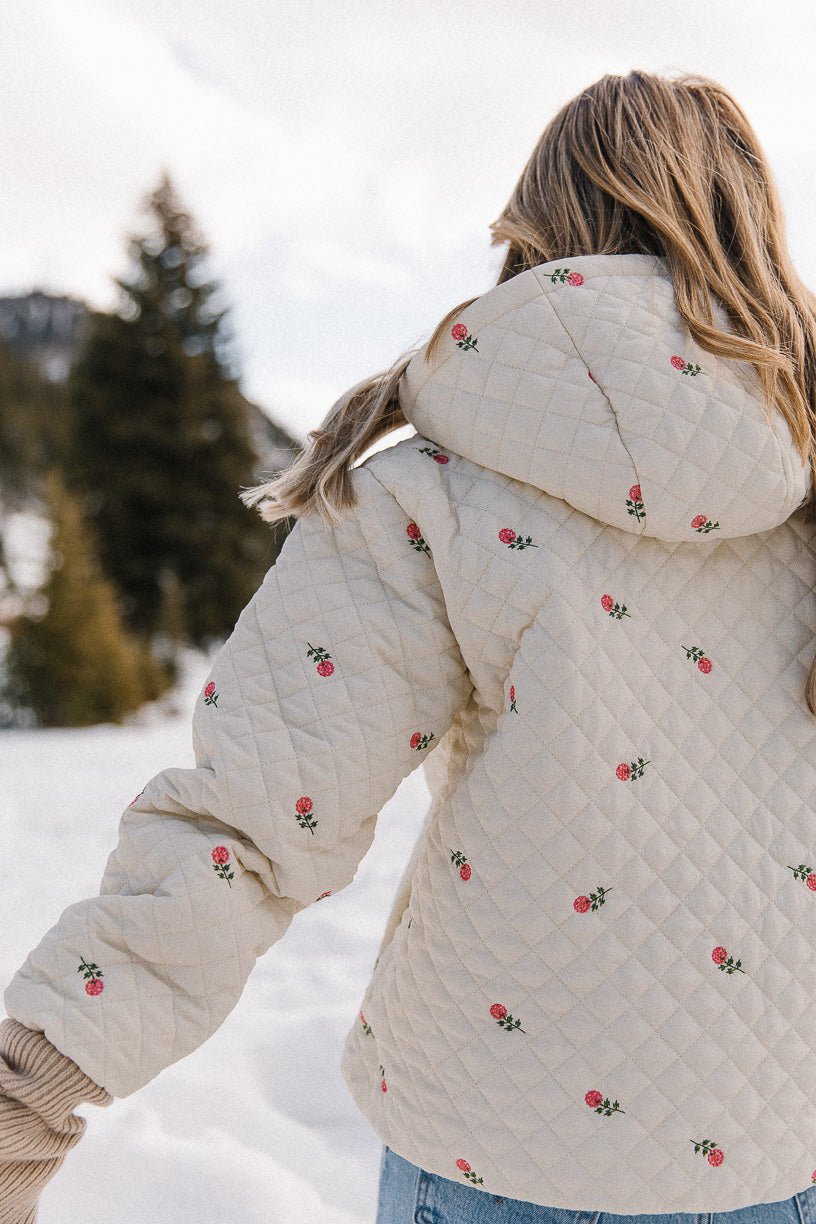 Quilted Jacket in Delicate Zinnia