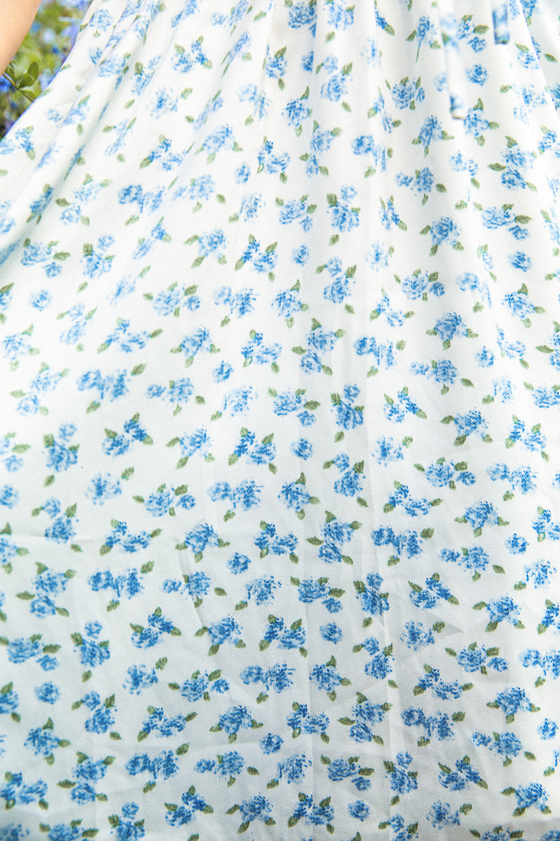 Rae Dress in Blue Floral