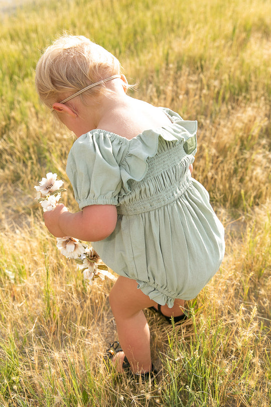 Baby Rae Dress in Sage