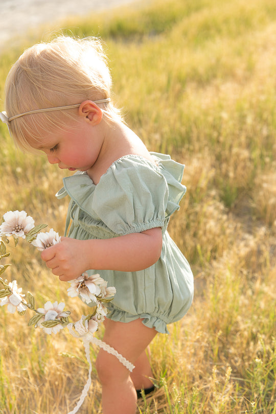 Baby Rae Dress in Sage