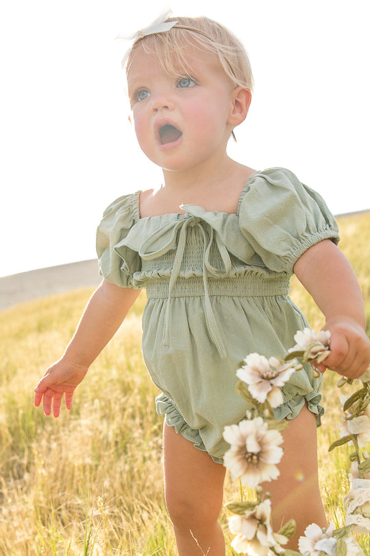 Baby Rae Dress in Sage