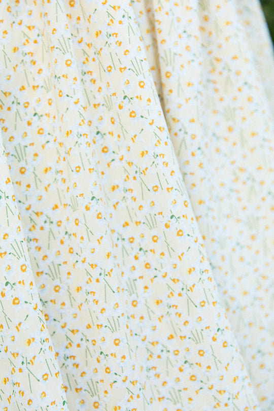 Rae Dress in Yellow Floral