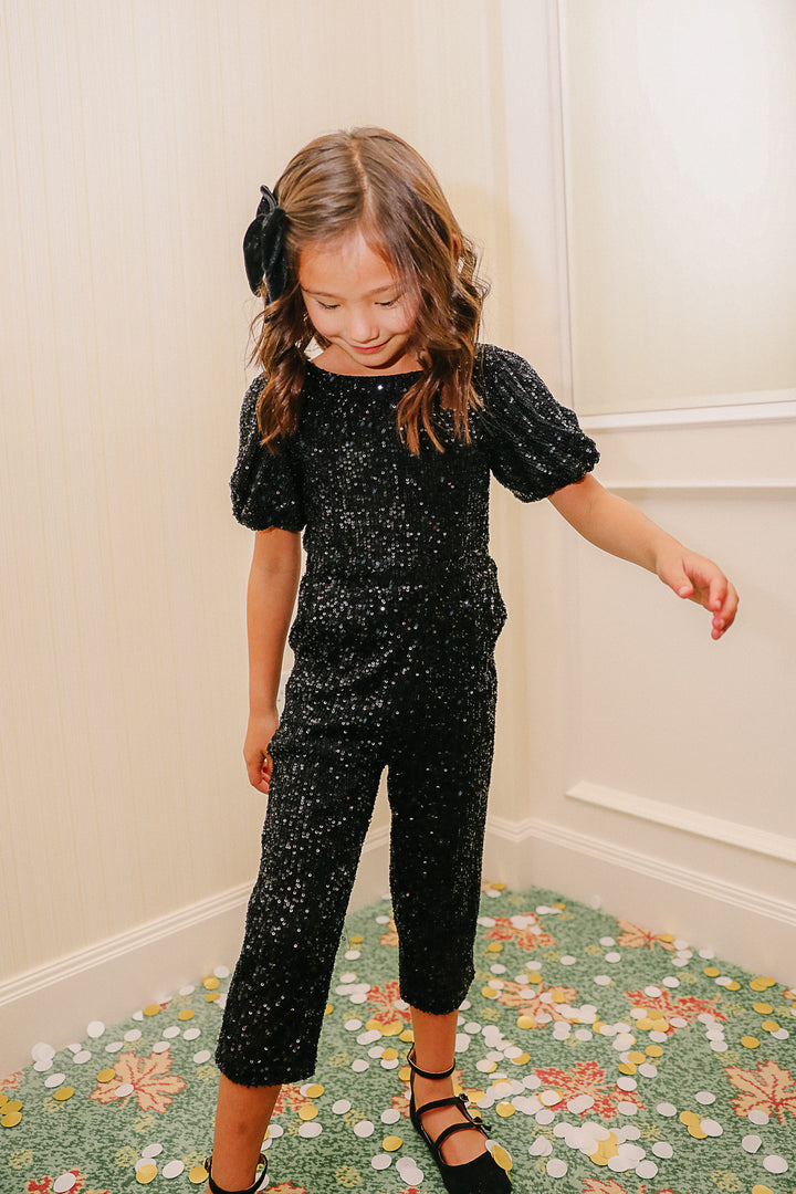 Mini Roxie Jumpsuit in Black - FINAL SALE