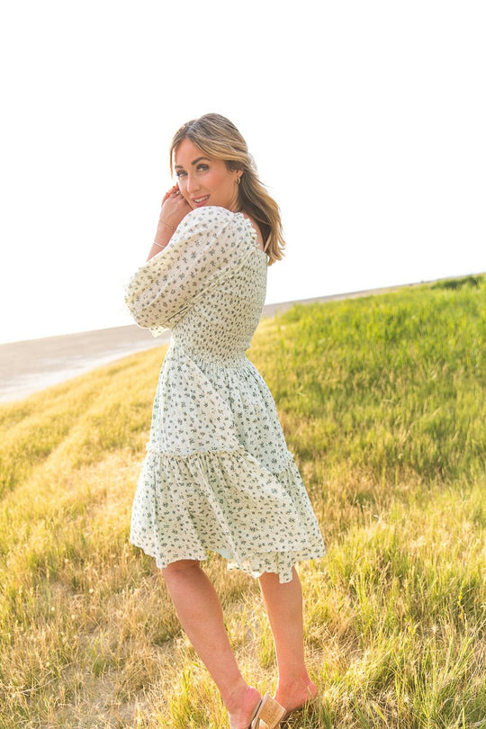 Short Madeline Dress in Blue - FINAL SALE-Adult
