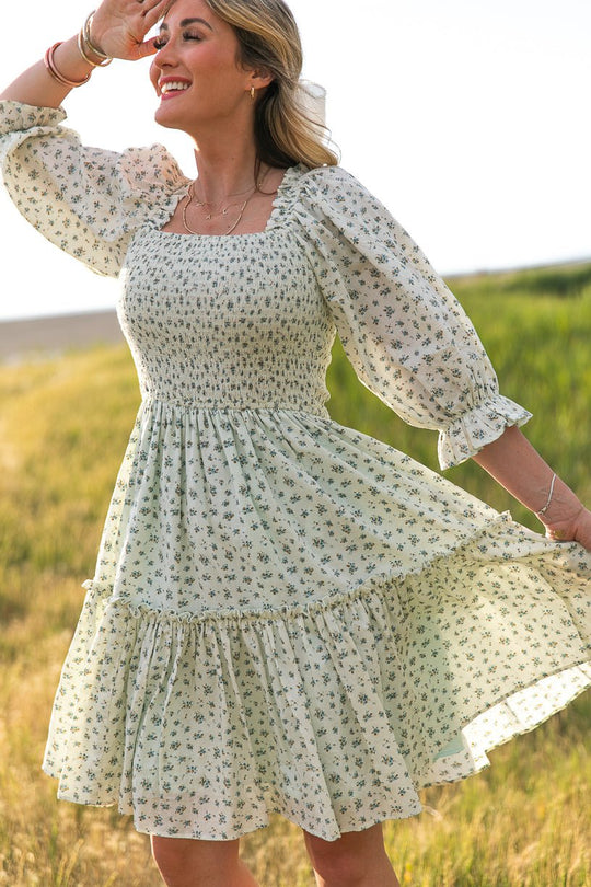 Short Madeline Dress in Blue - FINAL SALE-Adult