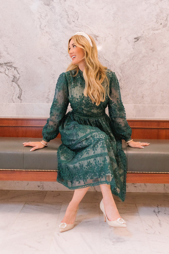 Sicily Dress in Green