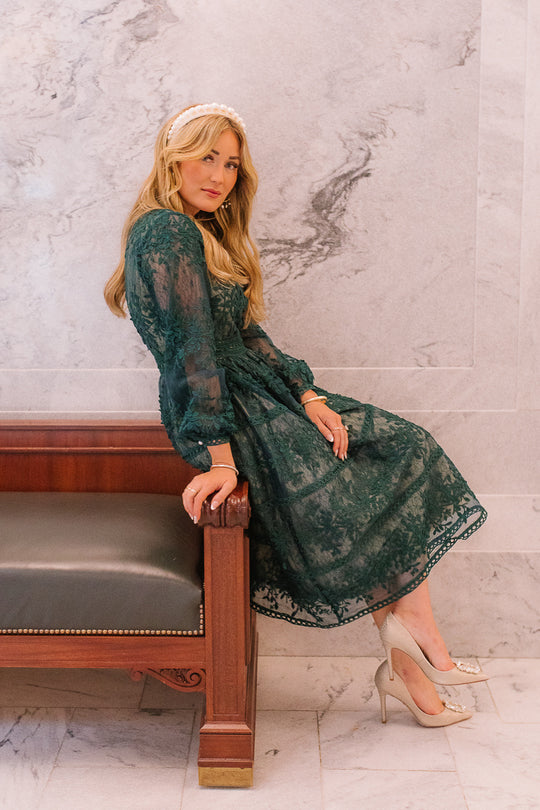 Sicily Dress in Green